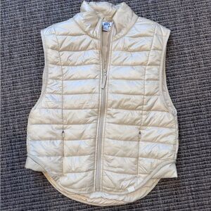 JoyLab Cream Puffer Vest